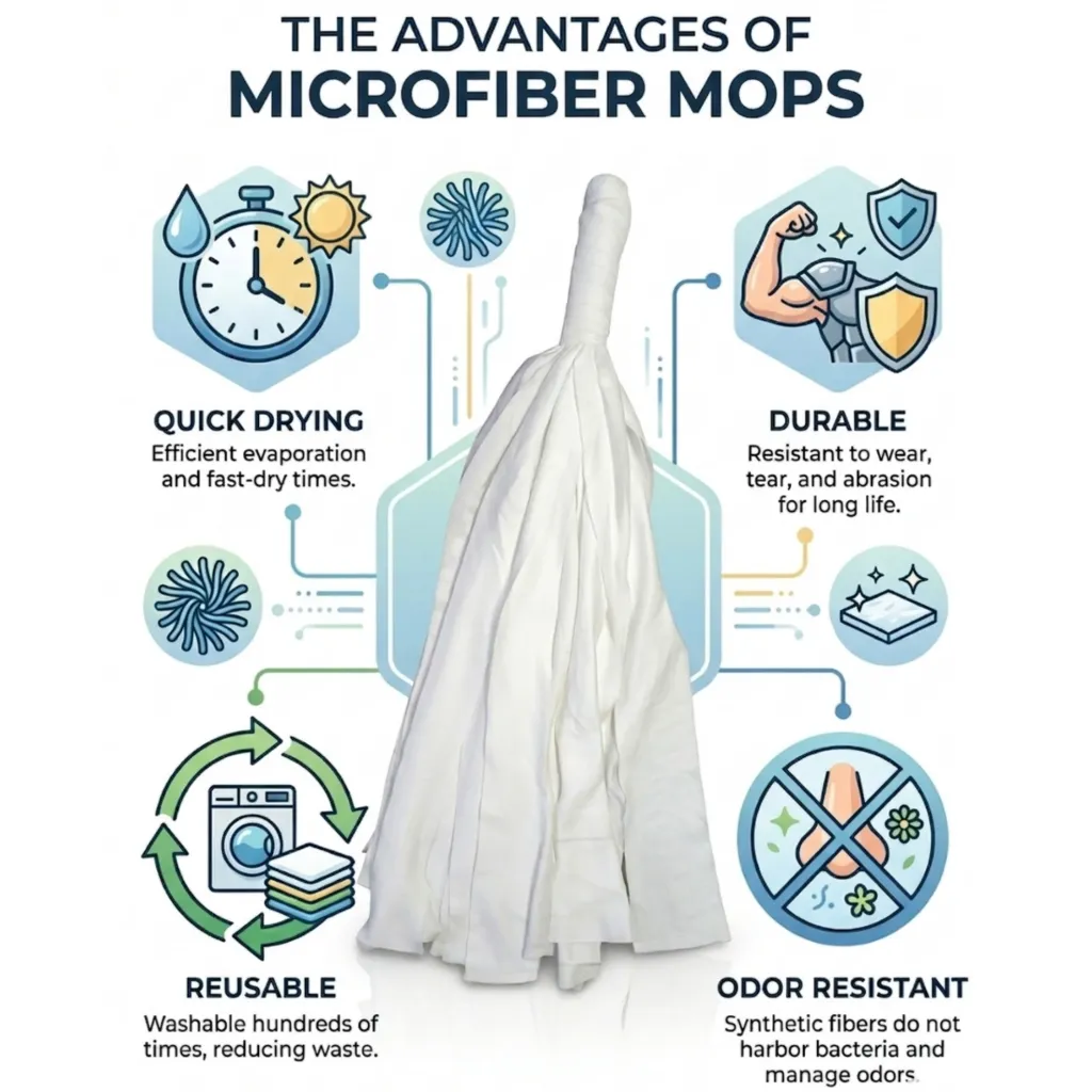 Microfiber Cloth Strip Mop | Duster